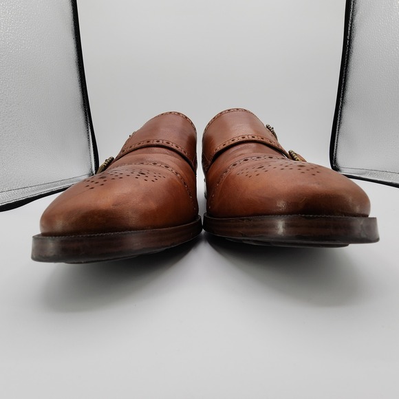 Cole Haan Jefferson Grand OS Shoes Double Monk Strap Mens 11 M C26164 Saddle Tan main image 4